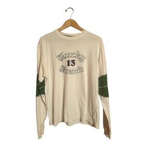 Vintage Lucky Brand Long Sleeve Pullover T-Shirt Men’s Size XL